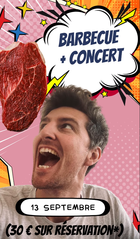 🔥 Barbecue d’exception – Samedi 13 septembre à 18h 🔥