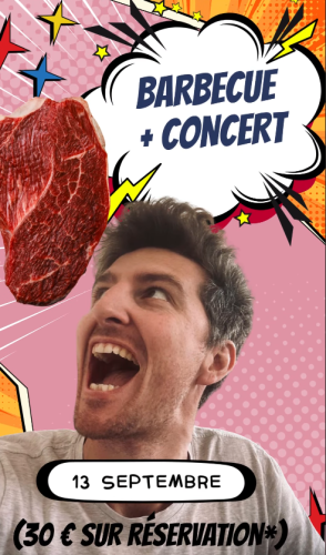 🔥 Barbecue d’exception – Samedi 13 septembre à 18h 🔥